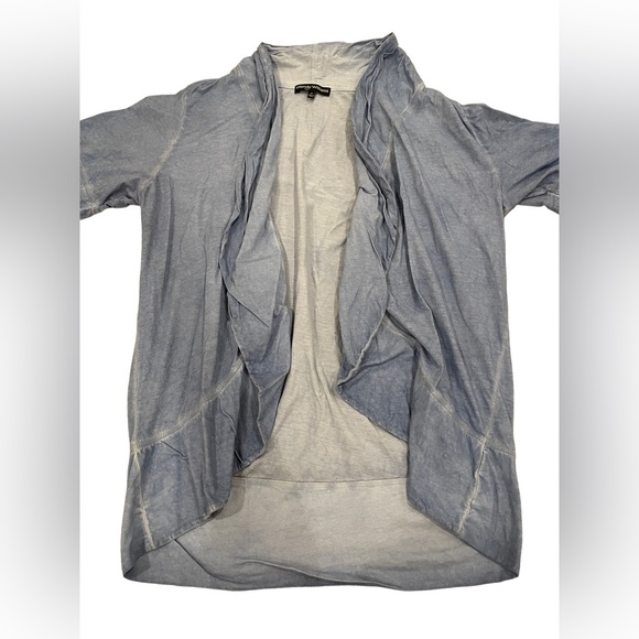 Wendy Williams Lagenlook Blue Open Cardigan, Size 2X, EUC. - Picture 2 of 5